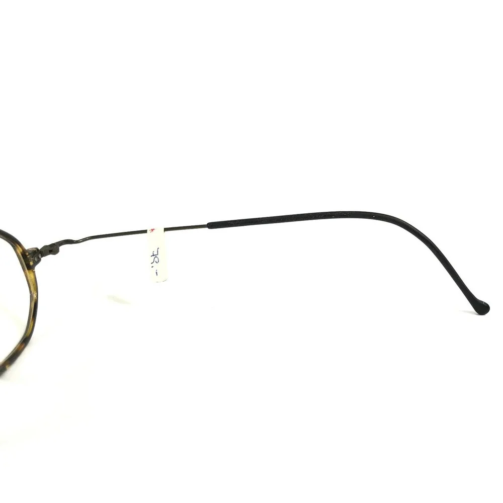 Nigura Style Eyeglasses Frames N 0375 A Tortoise Black Gray Hexagon 41-22-140